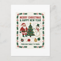 Frohe Weihnachten und ein glückliches neues Jahr