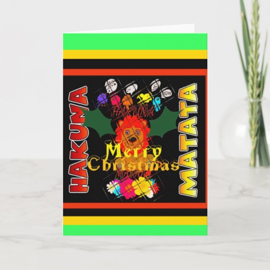 Frohe Weihnachten und ein glückliches neues Jahr (Vorderseite)