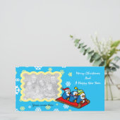 Frohe Weihnachten und ein glückliches neues Jahr (Stehend Vorderseite)