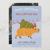 "Frohe Weihnachten und ein glückliches neues Jahr" (Vorne/Hinten)