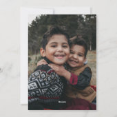 "Frohe Weihnachten und ein glückliches neues Jahr" (Rückseite)