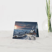 Frohe Weihnachten und ein glückliches neues Jahr (Rückseite)