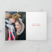 "Frohe Weihnachten und ein glückliches neues Jahr" (Innenseite)