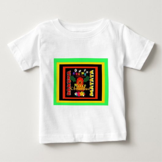 Frohe Weihnachten und ein glückliches neues Jahr Baby T-shirt (Vorderseite)