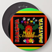 Frohe Weihnachten und ein glückliches neues Jahr Button (Vorne & Hinten)