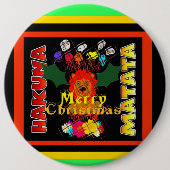 Frohe Weihnachten und ein glückliches neues Jahr Button (Vorderseite)