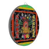 Frohe Weihnachten und ein glückliches neues Jahr Dartscheibe (Vorderseite Links)