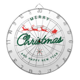 Frohe Weihnachten und ein glückliches neues Jahr  Dartscheibe