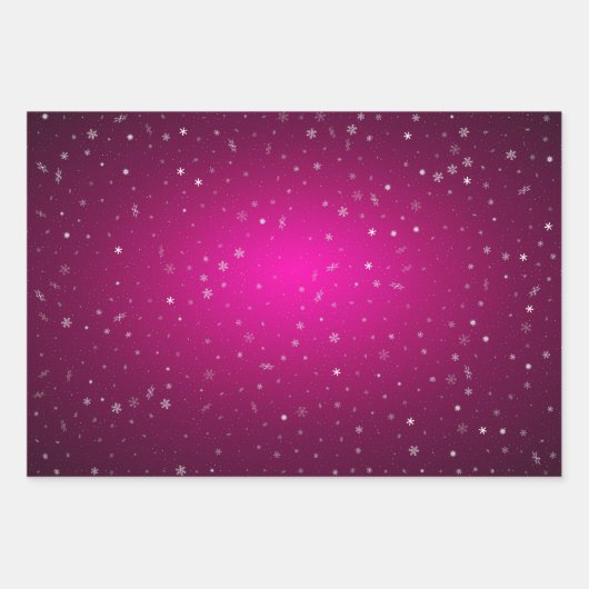 Frohe Weihnachten und ein glückliches neues Jahr! Geschenkpapier Set (Vorderseite)