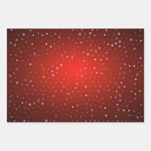 Frohe Weihnachten und ein glückliches neues Jahr! Geschenkpapier Set (Vorderseite)