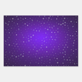 Frohe Weihnachten und ein glückliches neues Jahr! Geschenkpapier Set