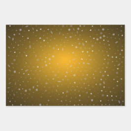 Frohe Weihnachten und ein glückliches neues Jahr! Geschenkpapier Set