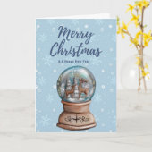 Frohe Weihnachten und ein glückliches neues Jahr Karte (Gelbe Blume)