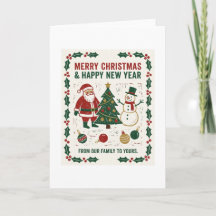 Frohe Weihnachten und ein glückliches neues Jahr