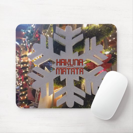 Frohe Weihnachten und ein glückliches neues Jahr Mousepad (Mit Mouse)