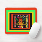 Frohe Weihnachten und ein glückliches neues Jahr Mousepad (Mit Mouse)