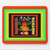 Frohe Weihnachten und ein glückliches neues Jahr Mousepad (Vorne)