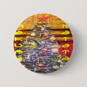 Frohe Weihnachten und ein glückliches neues Jahr.p Button