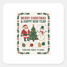 Frohe Weihnachten und ein glückliches neues Jahr