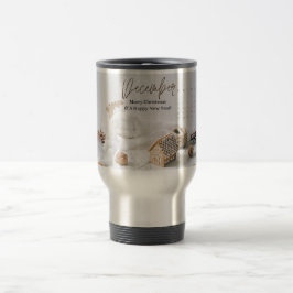 Frohe Weihnachten und ein glückliches neues Jahr , Reisebecher