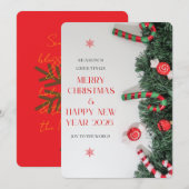 Frohe Weihnachten und ein glückliches neues Jahr S (Vorne/Hinten)