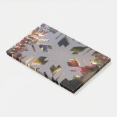 Frohe Weihnachten und ein glückliches neues Jahr S Post-it Klebezettel (angewinkelt)