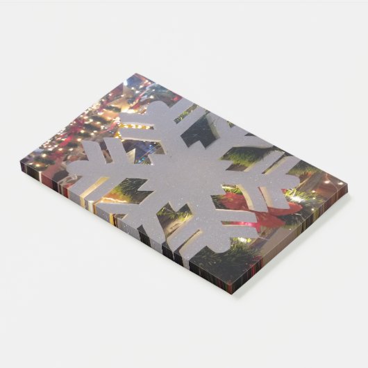 Frohe Weihnachten und ein glückliches neues Jahr S Post-it Klebezettel (angewinkelt)