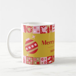 Frohe Weihnachten und ein glückliches Neues Jahr T Kaffeetasse