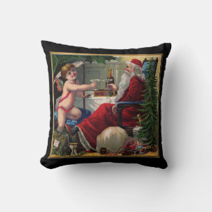 Frohe Weihnachten und ein glückliches Neues Jahr W Kissen