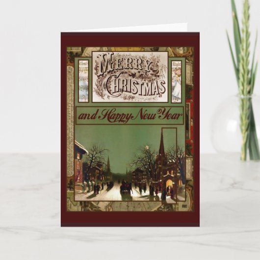 Frohe Weihnachten und ein guten Rutsch ins Neue (Vorderseite)