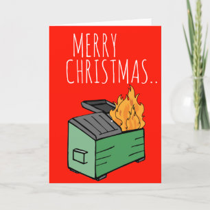 Frohe Weihnachten und ein gutes neues Jahr Müllcon Karte