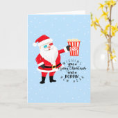 Frohe Weihnachten und ein Mohnjahr Popcorn Karte (Gelbe Blume)