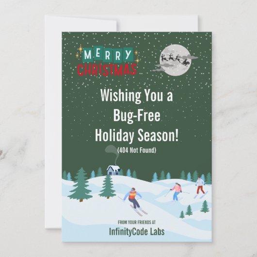 Frohe Weihnachten und eine bugfreie Urlaubssaison- (Vorderseite)