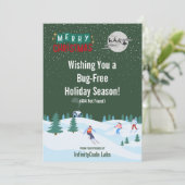 Frohe Weihnachten und eine bugfreie Urlaubssaison- (Stehend Vorderseite)