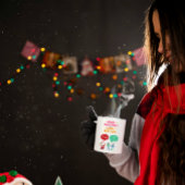 Frohe Weihnachten und eine glückliche Neujahrsfeie Kaffeetasse