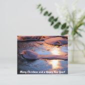 Frohe Weihnachten und eine glückliche Neujahrskart (Stehend Vorderseite)