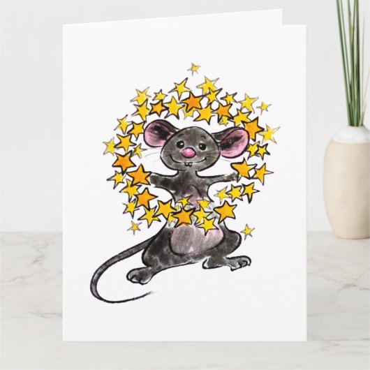 Frohe Weihnachten und eine glückliche New Year Sta Karte (Vorderseite)