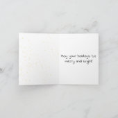 Frohe Weihnachten und eine glückliche New Year Sta Karte (Innenseite)