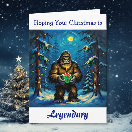 Frohe Weihnachten und eine großartige Zeit   Karte