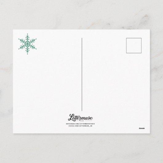 Frohe Weihnachten und eine guten Rutsch ins Neue (Rückseite)