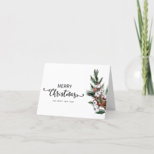 Frohe Weihnachten und Foto Gruß Weihnachtskarte