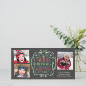 Frohe Weihnachten und Freude (Stehend Vorderseite)