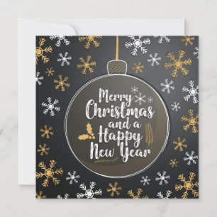 Frohe Weihnachten und frohes neues Jahr