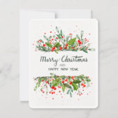 FROHE WEIHNACHTEN UND FROHES NEUES JAHR (Vorderseite)