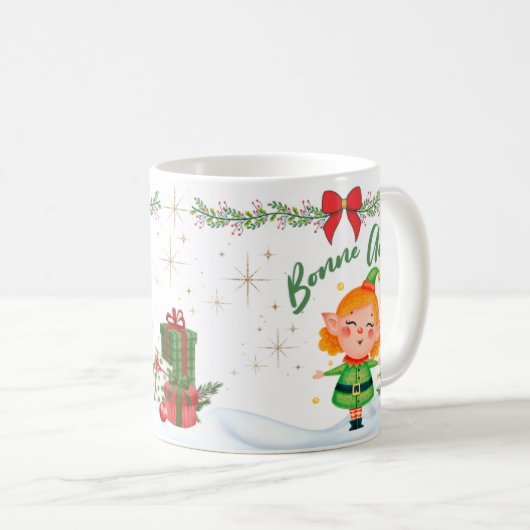 Frohe Weihnachten und frohes neues Jahr 2 Kaffeetasse (VorderseiteRechts)