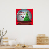 FROHE WEIHNACHTEN UND FROHES NEUES JAHR POSTER (Küche)