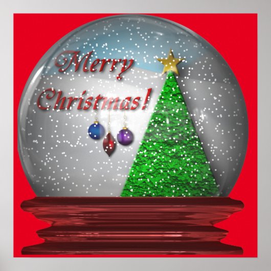 FROHE WEIHNACHTEN UND FROHES NEUES JAHR POSTER (Vorne)