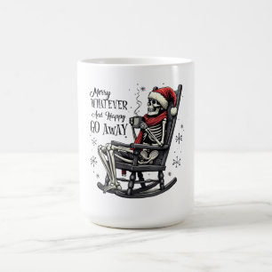 Frohe Weihnachten und frohes Verschwinden Kaffeetasse