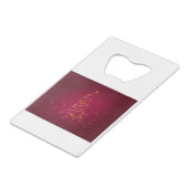 Frohe Weihnachten und Glück im neuen Jahr 2 Geldbeutel Flaschenöffner (Rückseite Schrägansicht)