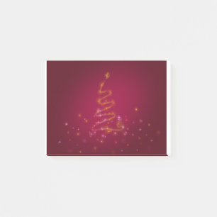 Frohe Weihnachten und Glück im neuen Jahr 2 Post-it Klebezettel